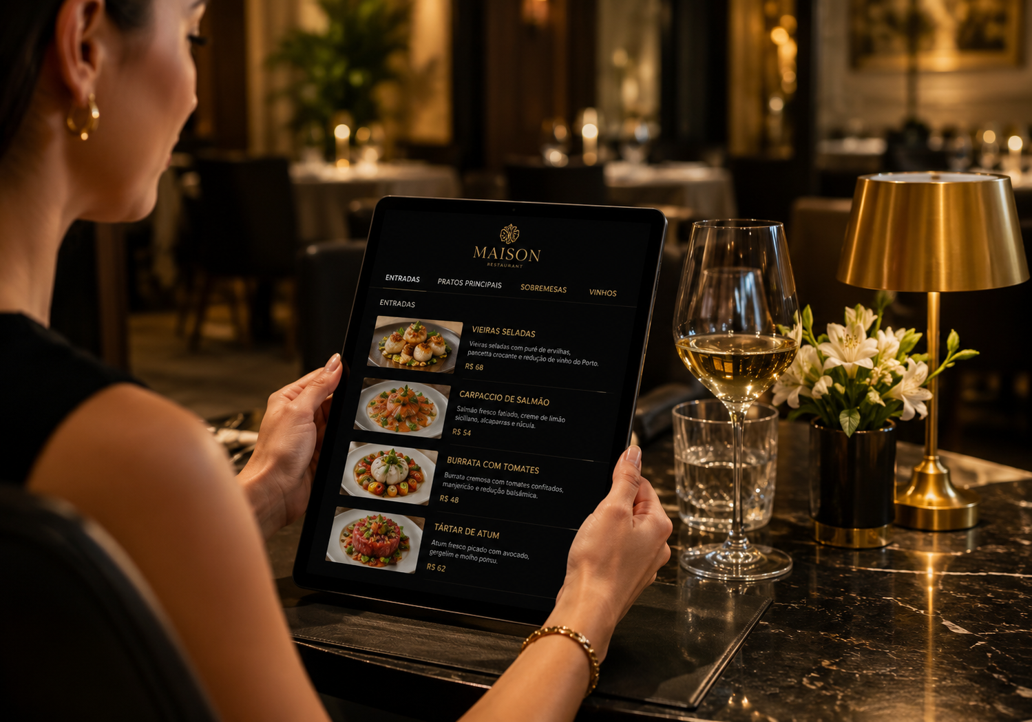 Cardápio digital para restaurante